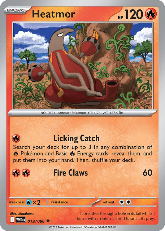 Heatmor 019/086 - POKEMON SCARLET & VIOLET: WHITE FLARE