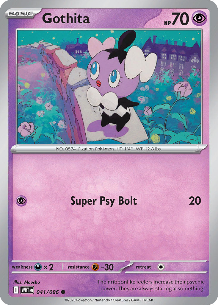 Gothita 041/086 - POKEMON SCARLET & VIOLET: WHITE FLARE