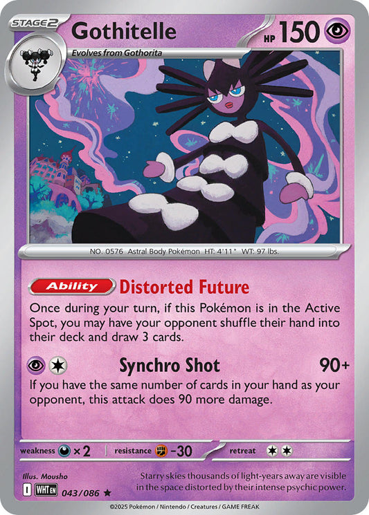 Gothitelle 043/086 - POKEMON SCARLET & VIOLET: WHITE FLARE