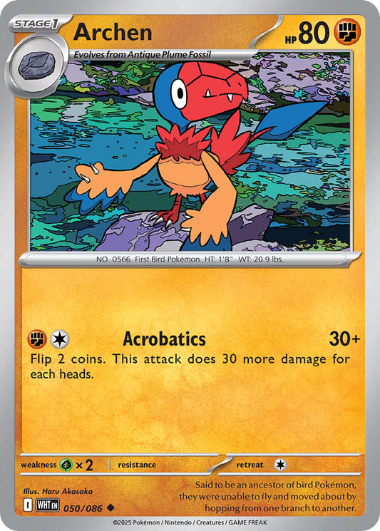Archen 050/086 - POKEMON SCARLET & VIOLET: WHITE FLARE