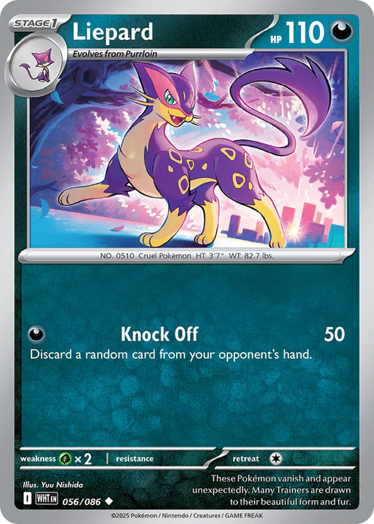 Liepard 056/086 - POKEMON SCARLET & VIOLET: WHITE FLARE