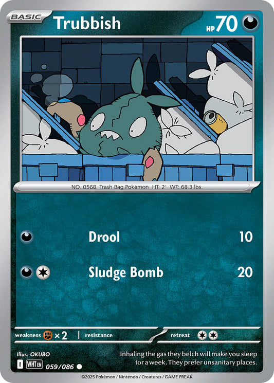 Trubbish 059/086 - POKEMON SCARLET & VIOLET: WHITE FLARE