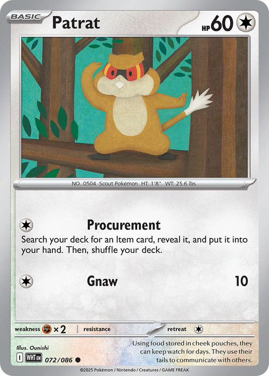 Patrat 072/086 - POKEMON SCARLET & VIOLET: WHITE FLARE