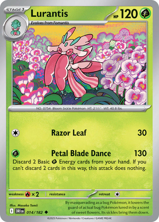 Lurantis 014/182 - POKEMON SCARLET & VIOLET: DESTINED RIVALS
