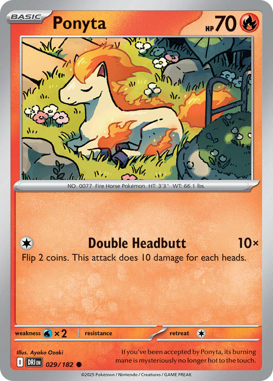 Ponyta 029/182 - POKEMON SCARLET & VIOLET: DESTINED RIVALS