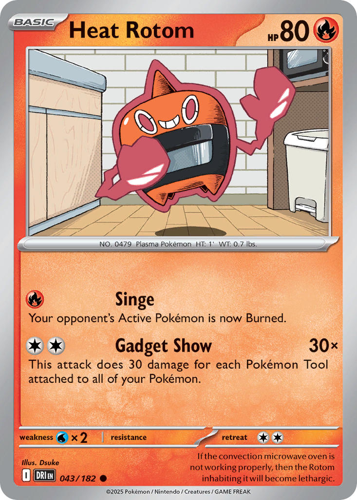 Heat Rotom 043/182 - POKEMON SCARLET & VIOLET: DESTINED RIVALS