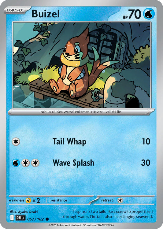 Buizel 057/182 - POKEMON SCARLET & VIOLET: DESTINED RIVALS