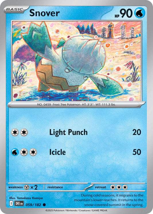Snover 059/182 - POKEMON SCARLET & VIOLET: DESTINED RIVALS