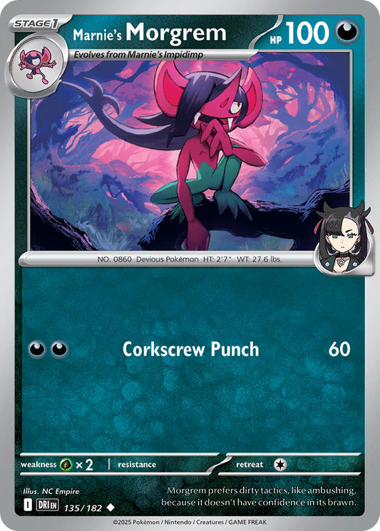 Marnie's Morgrem 135/182 - POKEMON SCARLET & VIOLET: DESTINED RIVALS