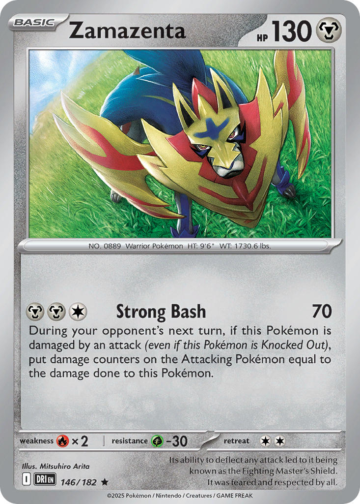 Zamazenta 146/182 - POKEMON SCARLET & VIOLET: DESTINED RIVALS - Pokemon Single Card
