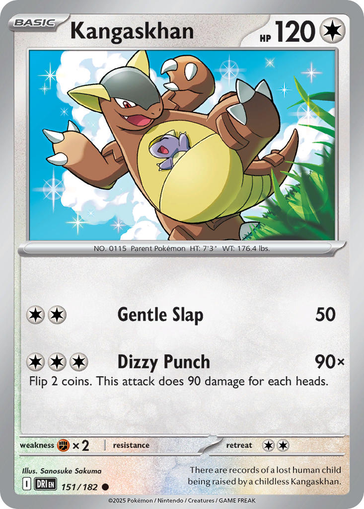 Kangaskhan 151/182 - POKEMON SCARLET & VIOLET: DESTINED RIVALS - Pokemon Single Card