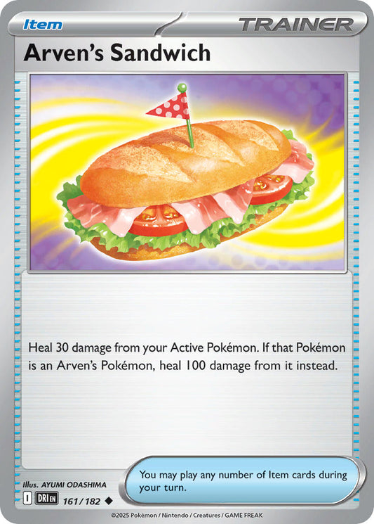 Arven's Sandwich 161/182 - POKEMON SCARLET & VIOLET: DESTINED RIVALS