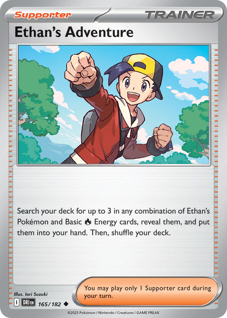 Ethan's Adventure 165/182 - POKEMON SCARLET & VIOLET: DESTINED RIVALS