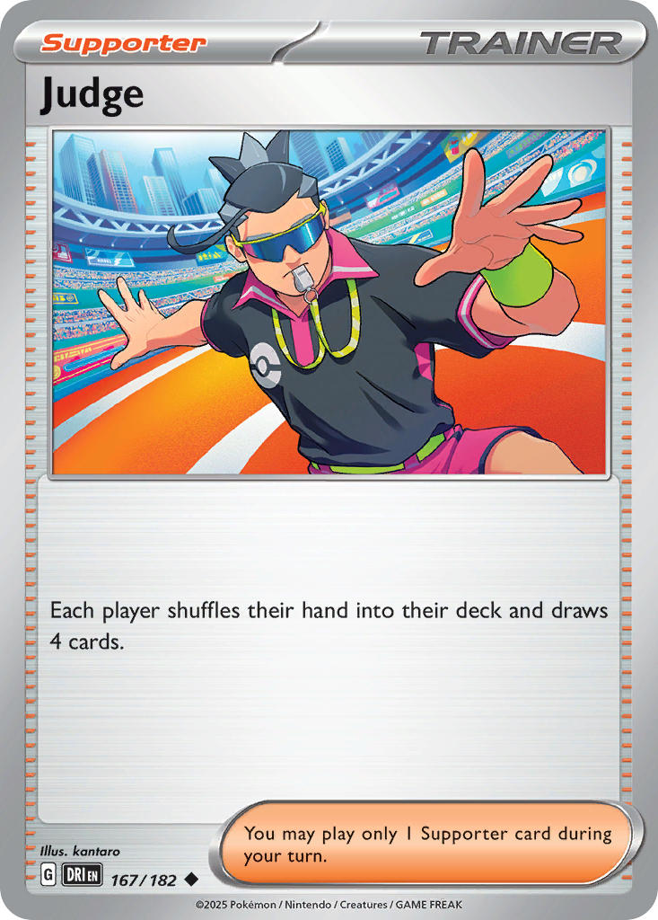 Judge 167/182 - POKEMON SCARLET & VIOLET: DESTINED RIVALS