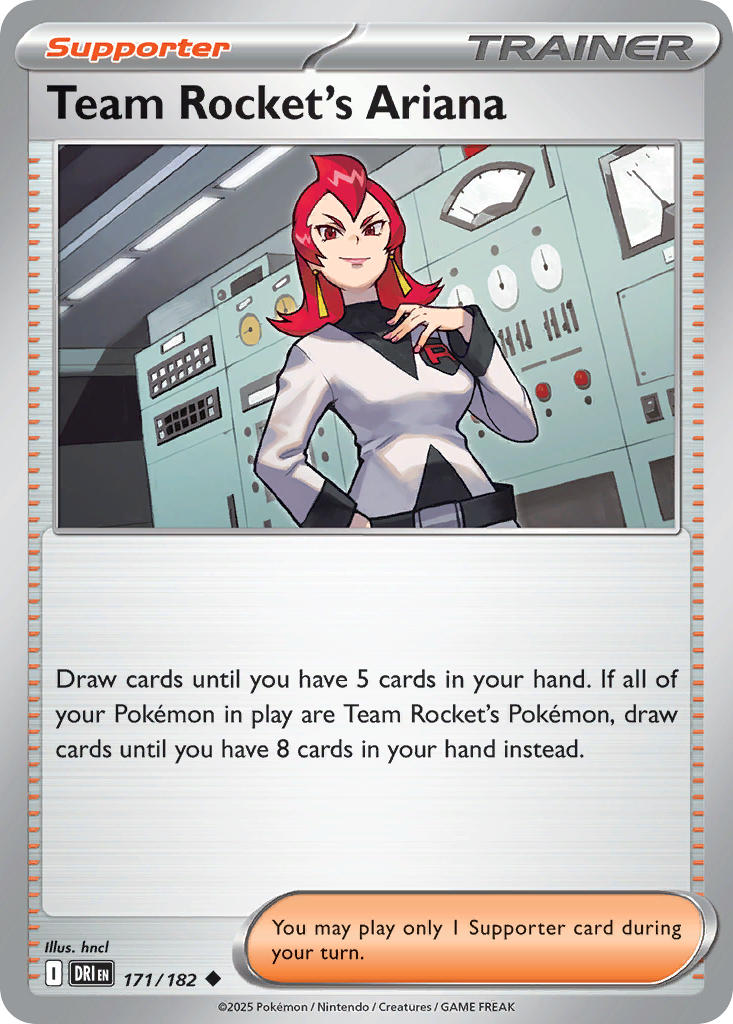 Team Rocket's Ariana 171/182 - POKEMON SCARLET & VIOLET: DESTINED RIVALS