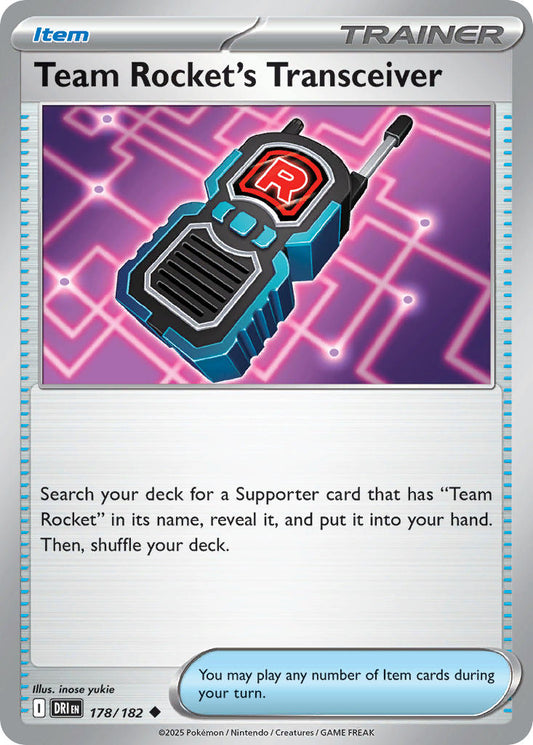 Team Rocket's Transceiver 178/182 - POKEMON SCARLET & VIOLET: DESTINED RIVALS