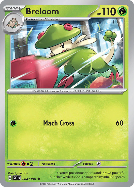 Breloom 004/198 - POKEMON SCARLET & VIOLET: BASE SET - Pokemon Single Card