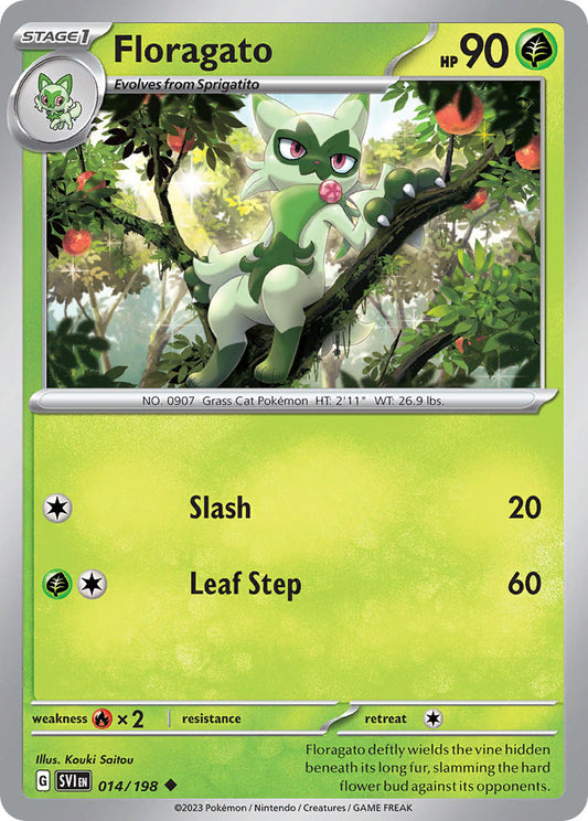 Floragato 014/198 - POKEMON SCARLET & VIOLET: BASE SET - Pokemon Single Card