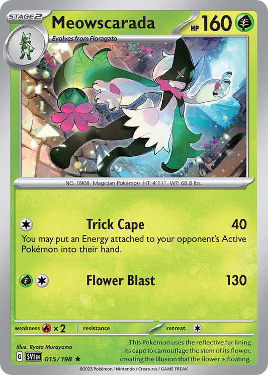 Meowscarada 015/198 - POKEMON SCARLET & VIOLET: BASE SET - Pokemon Single Card