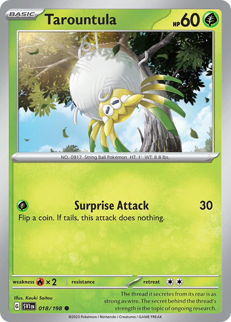 Tarountula 018/198 - POKEMON SCARLET & VIOLET: BASE SET - Pokemon Single Card