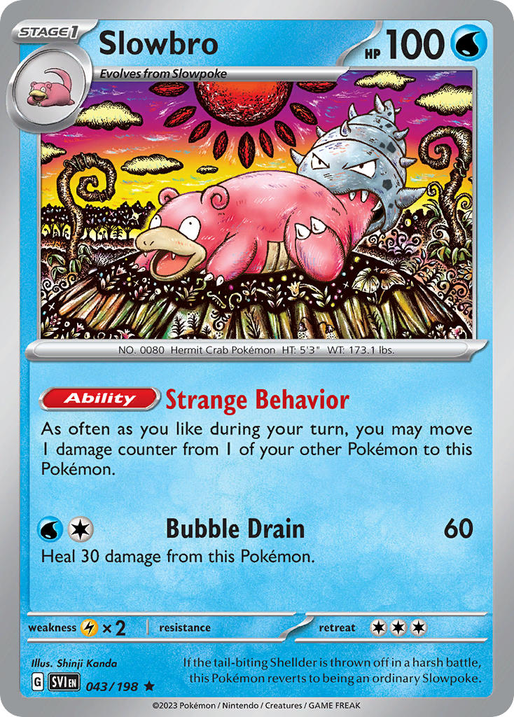 Slowbro 043/198 - POKEMON SCARLET & VIOLET: BASE SET - Pokemon Single Card