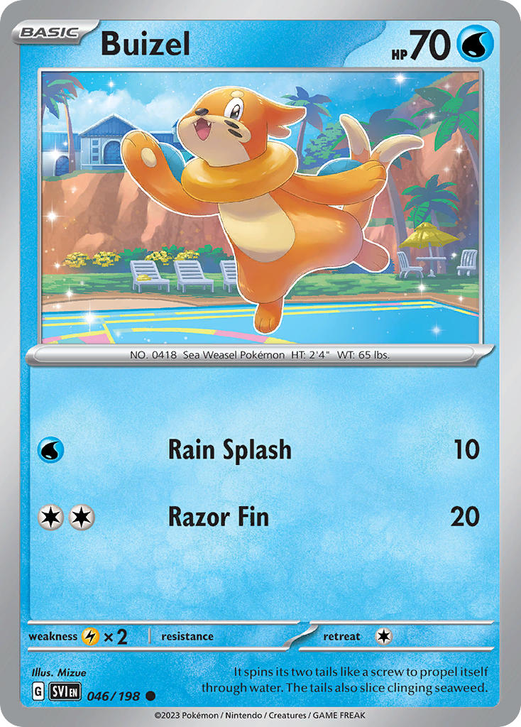 Buizel 046/198 - POKEMON SCARLET & VIOLET: BASE SET - Pokemon Single Card