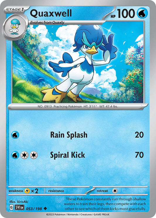 Quaxwell 053/198 - POKEMON SCARLET & VIOLET: BASE SET - Pokemon Single Card