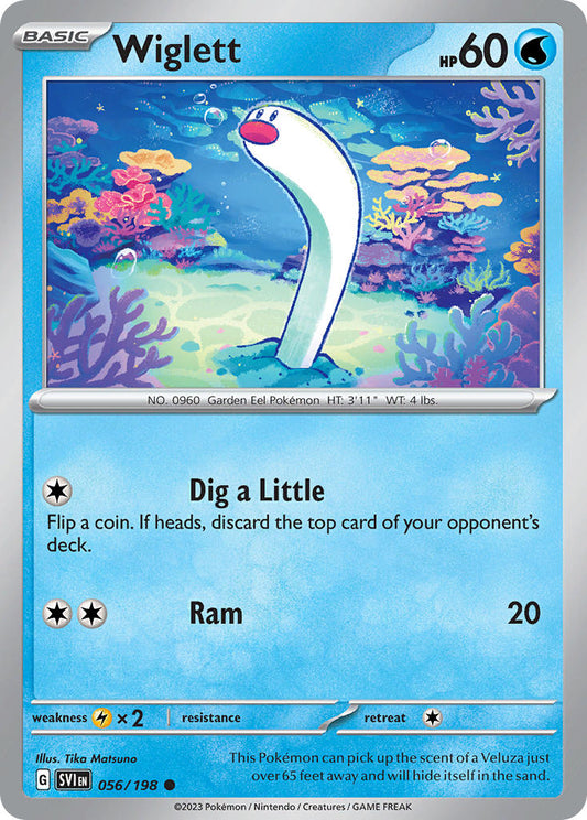 Wiglett 056/198 - POKEMON SCARLET & VIOLET: BASE SET - Pokemon Single Card