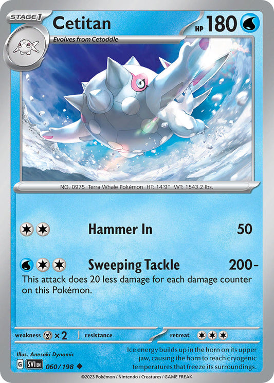 Cetitan 060/198 - POKEMON SCARLET & VIOLET: BASE SET - Pokemon Single Card