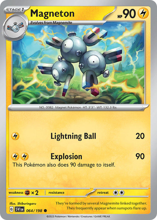 Magneton 064/198 - POKEMON SCARLET & VIOLET: BASE SET - Pokemon Single Card