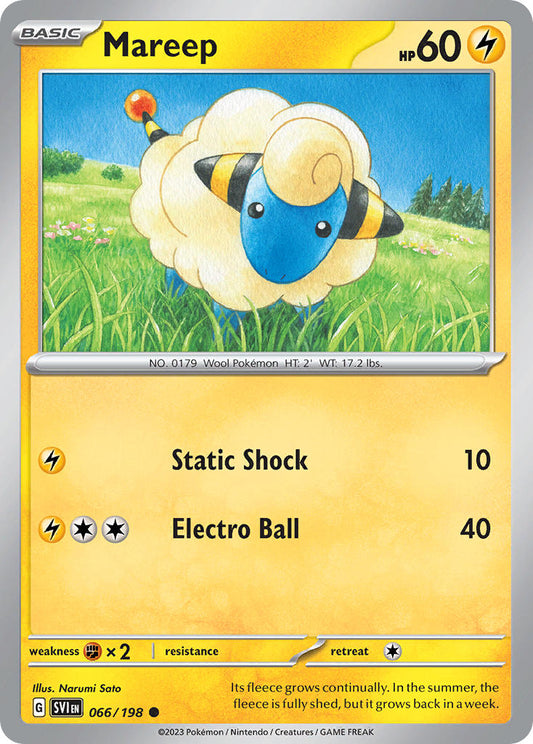 Mareep 066/198 - POKEMON SCARLET & VIOLET: BASE SET - Pokemon Single Card