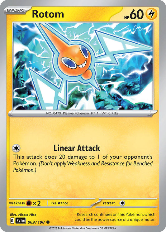 Rotom 069/198 - POKEMON SCARLET & VIOLET: BASE SET - Pokemon Single Card