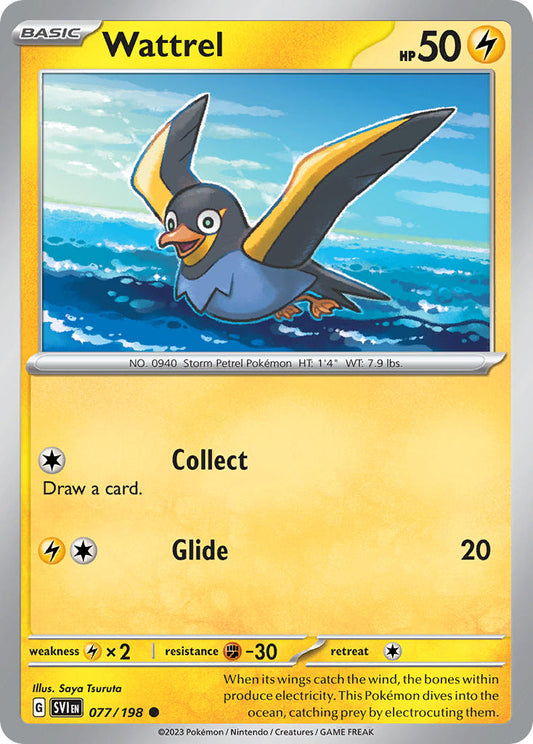 Wattrel 077/198 - POKEMON SCARLET & VIOLET: BASE SET - Pokemon Single Card