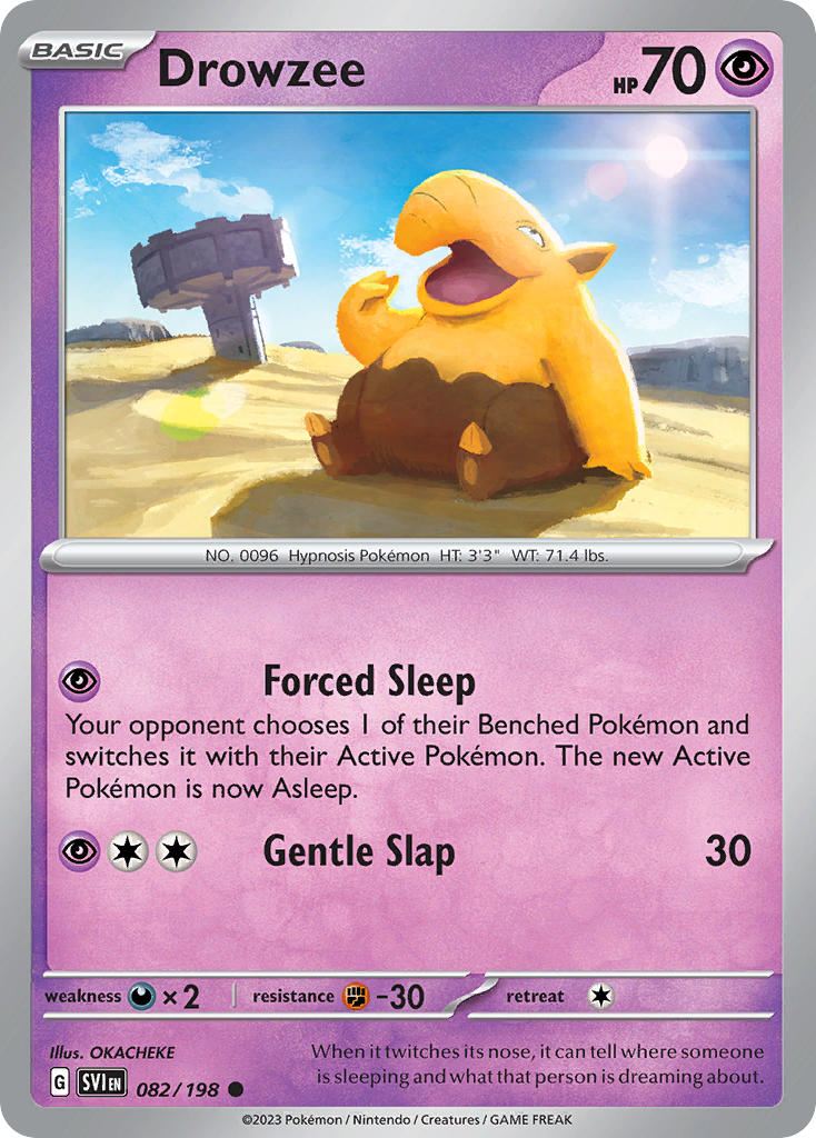 Drowzee 082/198 - POKEMON SCARLET & VIOLET: BASE SET - Pokemon Single Card