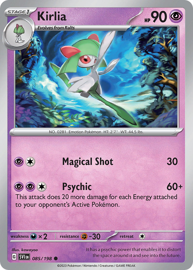Kirlia 085/198 - POKEMON SCARLET & VIOLET: BASE SET - Pokemon Single Card