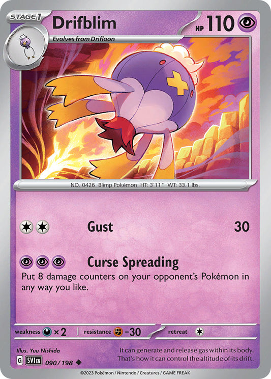Drifblim 090/198 - POKEMON SCARLET & VIOLET: BASE SET - Pokemon Single Card