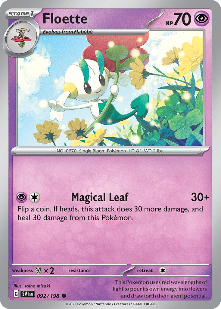 Floette 092/198 - POKEMON SCARLET & VIOLET: BASE SET - Pokemon Single Card