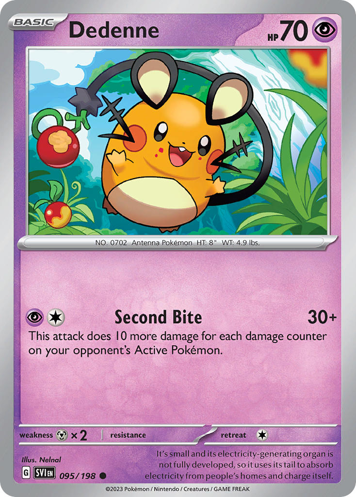 Dedenne 095/198 - POKEMON SCARLET & VIOLET: BASE SET - Pokemon Single Card