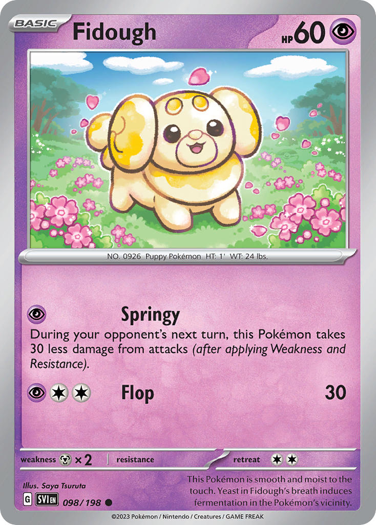 Fidough 098/198 - POKEMON SCARLET & VIOLET: BASE SET - Pokemon Single Card