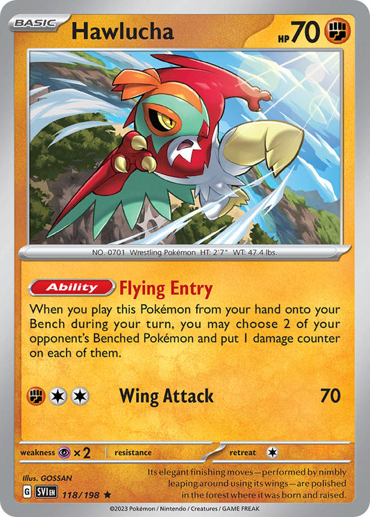 Hawlucha 118/198 - POKEMON SCARLET & VIOLET: BASE SET - Pokemon Single Card