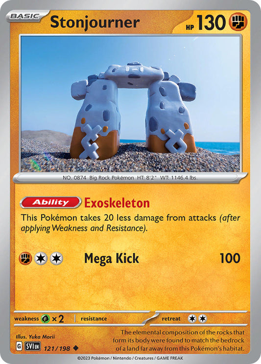 Stonjourner 121/198 - POKEMON SCARLET & VIOLET: BASE SET - Pokemon Single Card