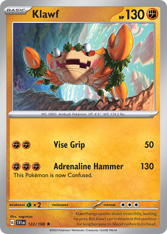 Klawf 122/198 - POKEMON SCARLET & VIOLET: BASE SET - Pokemon Single Card