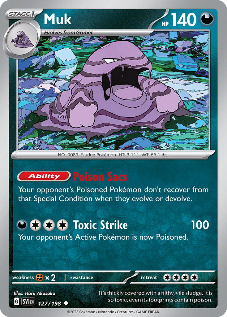 Muk 127/198 - POKEMON SCARLET & VIOLET: BASE SET - Pokemon Single Card