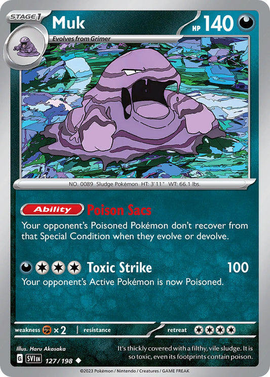 Muk 127/198 - POKEMON SCARLET & VIOLET: BASE SET - Pokemon Single Card
