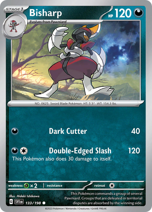 Bisharp 133/198 - POKEMON SCARLET & VIOLET: BASE SET - Pokemon Single Card