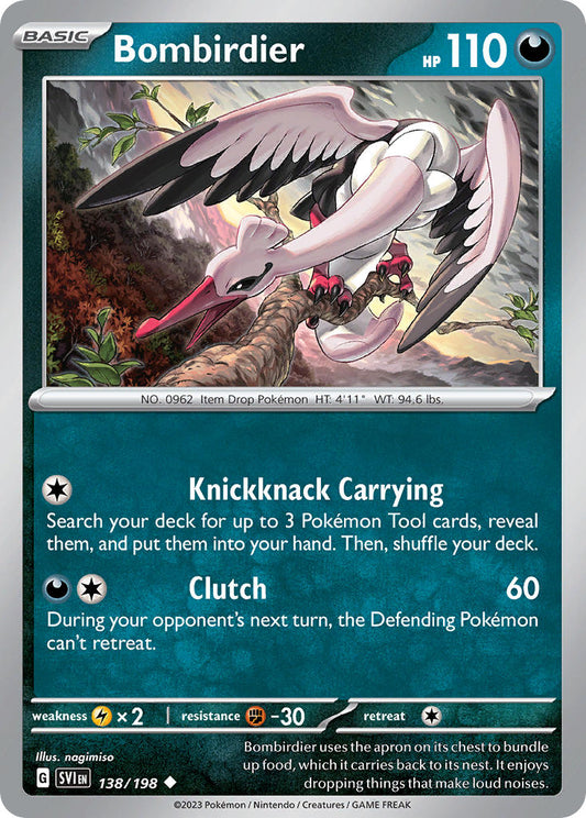 Bombirdier 138/198 - POKEMON SCARLET & VIOLET: BASE SET - Pokemon Single Card