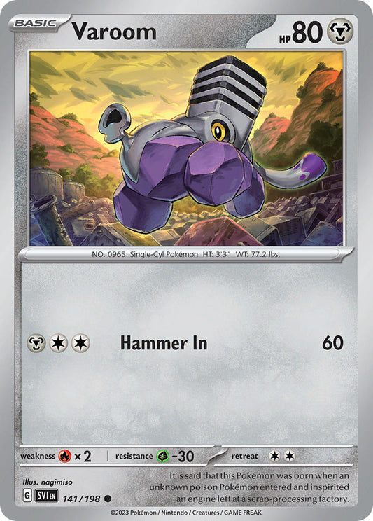 Varoom 141/198 - POKEMON SCARLET & VIOLET: BASE SET - Pokemon Single Card
