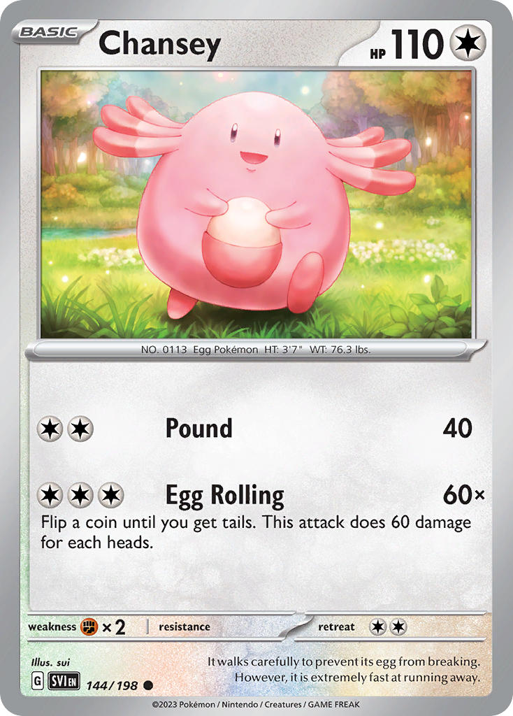 Chansey 144/198 - POKEMON SCARLET & VIOLET: BASE SET - Pokemon Single Card
