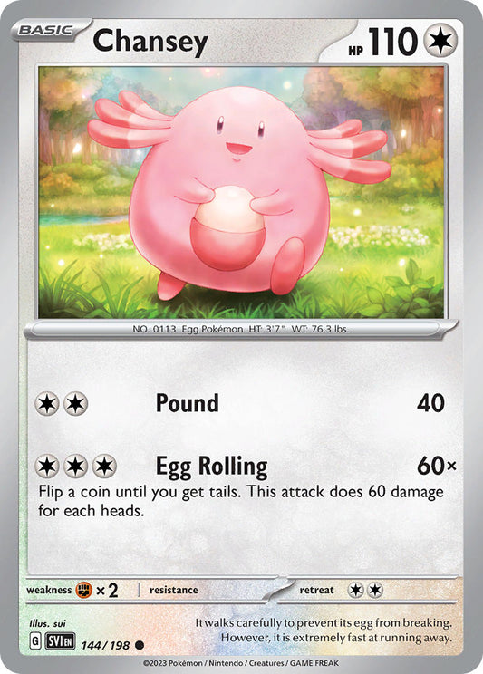 Chansey 144/198 - POKEMON SCARLET & VIOLET: BASE SET - Pokemon Single Card