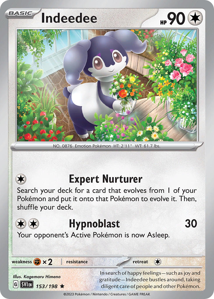 Indeedee 153/198 - POKEMON SCARLET & VIOLET: BASE SET - Pokemon Single Card